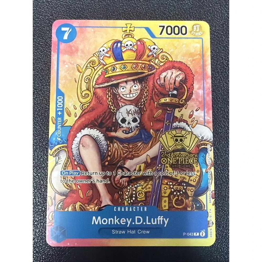 2024 One Piece 2nd Anniversary Tournament Participant Monkey D Luffy Promo U